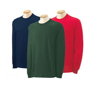 Adult Long Sleeve T-Shirt (Assorted Colors)